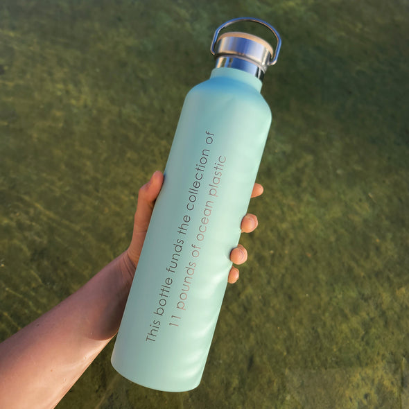 SeaClean Reusable Bottle (Mint) 1000ml