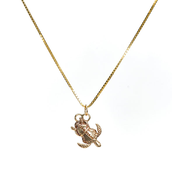 Peanut Necklace in 10k Yellow Gold
